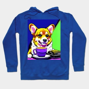 Corgi And Coffee Hoodie